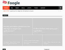 Tablet Screenshot of foogle.dk