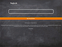 Tablet Screenshot of foogle.de